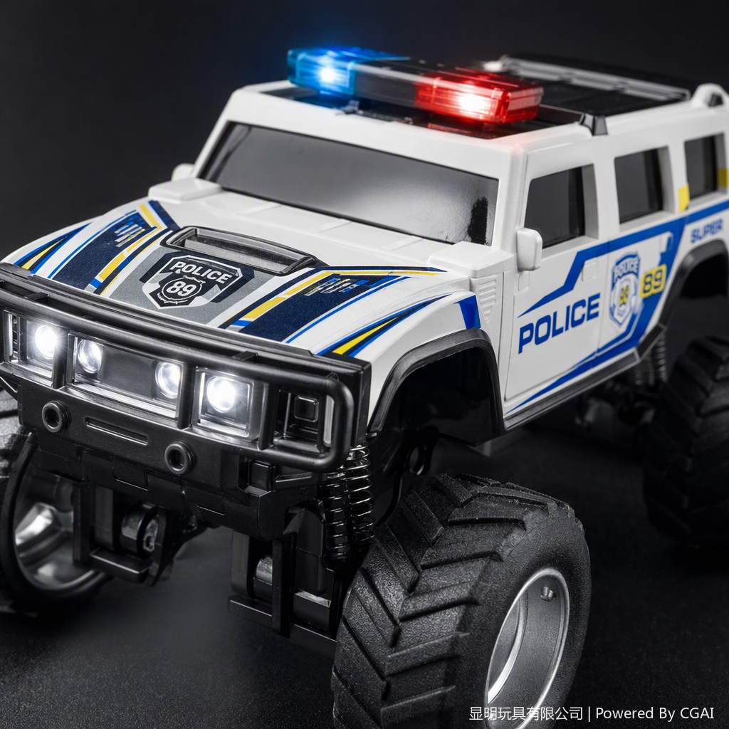 Sound and light remote control Hummer police car children's toy, police vehicle simulation model car with light and sound effects, suitable for boys' gifts Application Scenario