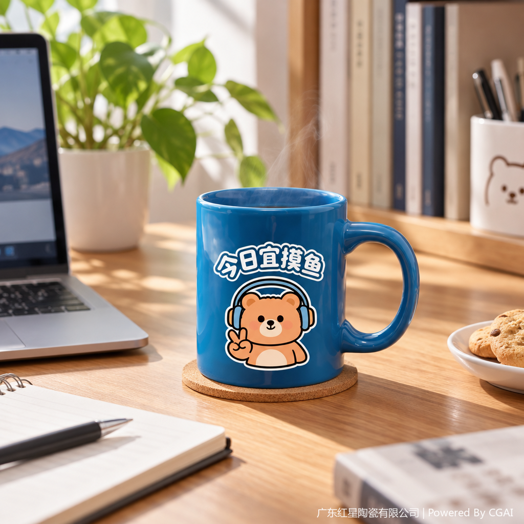 Taza de cerámica creativa hogar diario oficina café y té simple moda resistente al calor regalos duraderos regalos Application Scenario