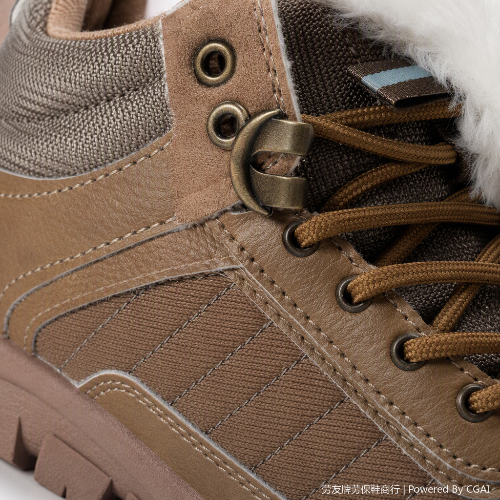 Moda con terciopelo botas térmicas resistentes al desgaste y antideslizantes otoño invierno casual hombres botines marrones tendencia zapatos de protección versátiles zapatos de protección laboral botas de ciclismo pantalones tácticos Application Scenario