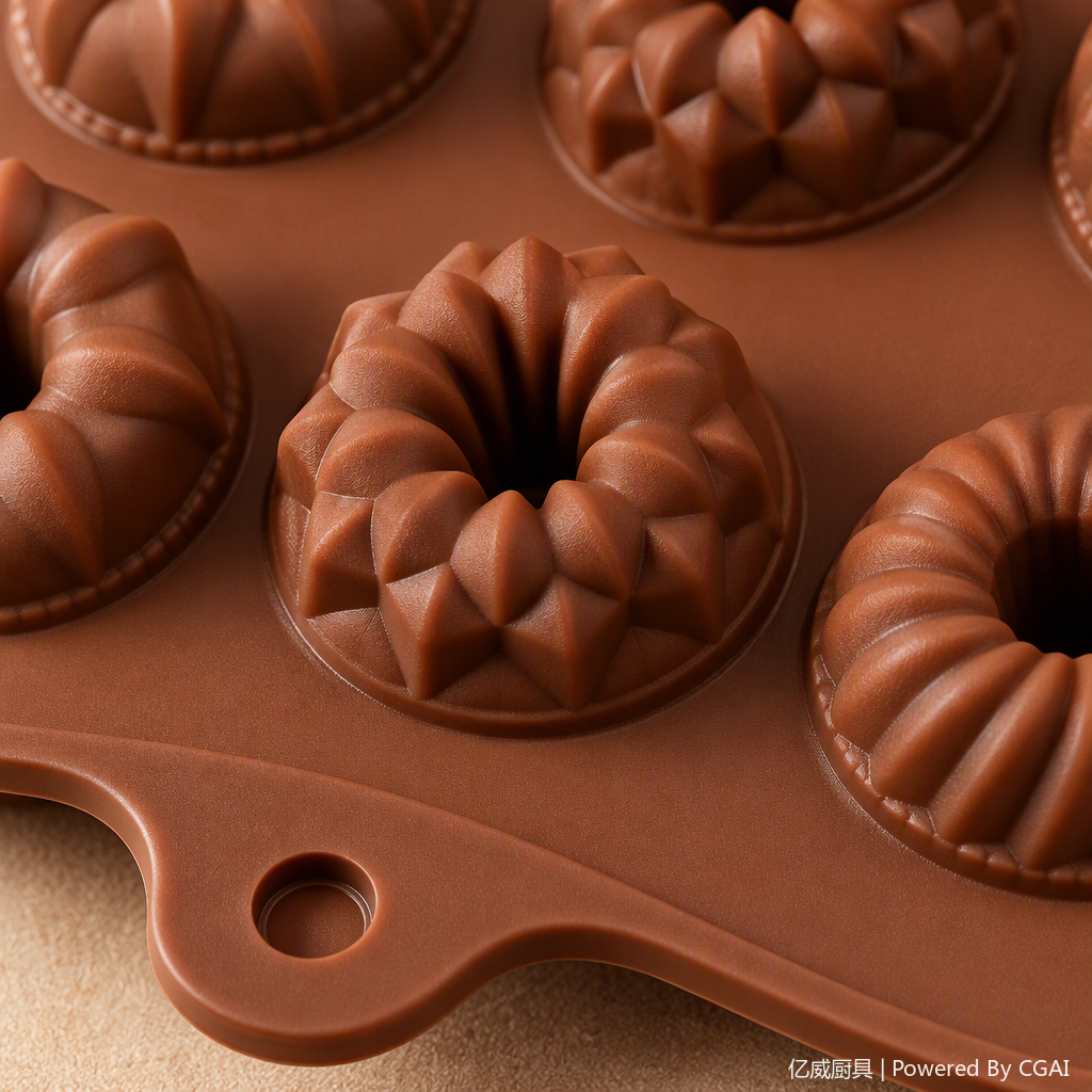 Multi-functional silicone cake molds, baking utensils, baking tools, kitchenware, baking molds, high-temperature resistant and easy to demold Specification image