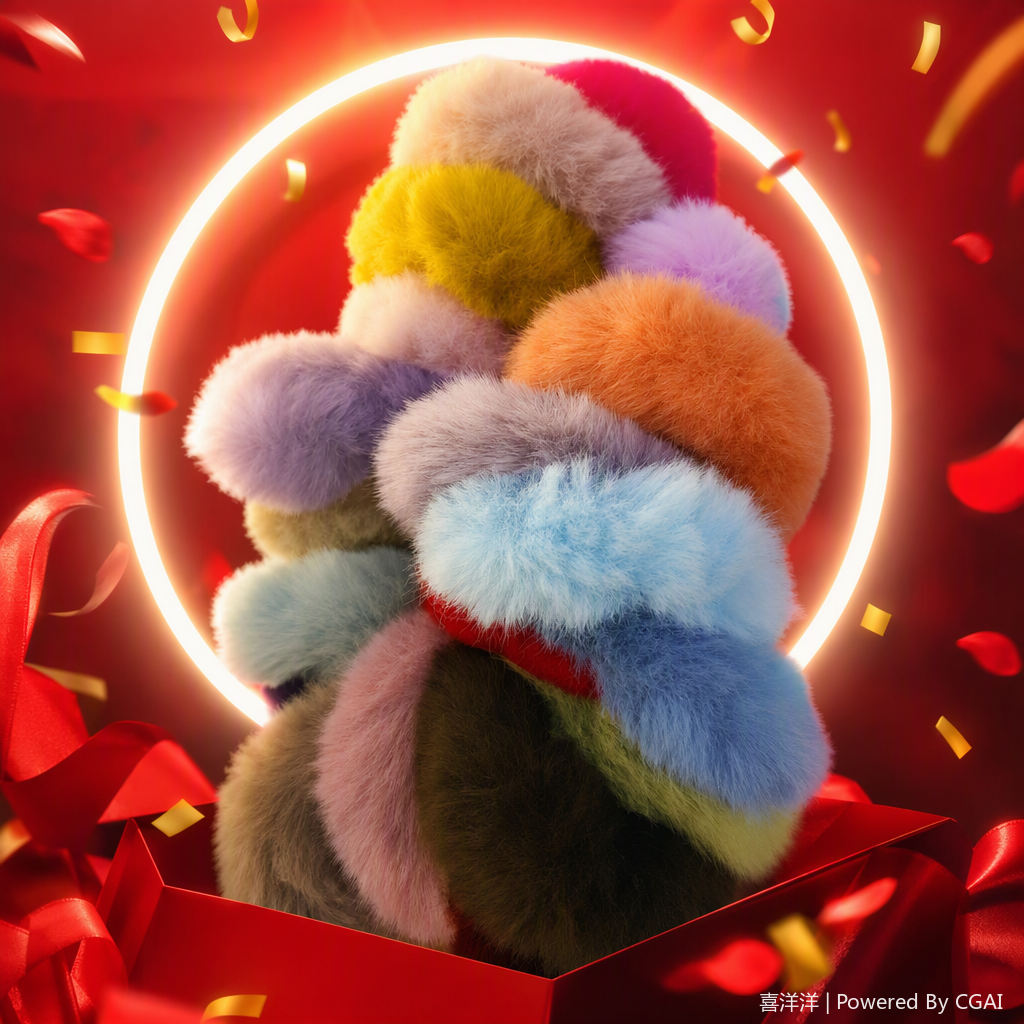 Разноцветные помпоны для волос, милые тиары для девочек, сладкие пряди для волос, веревка для волос и аксессуары Specification image