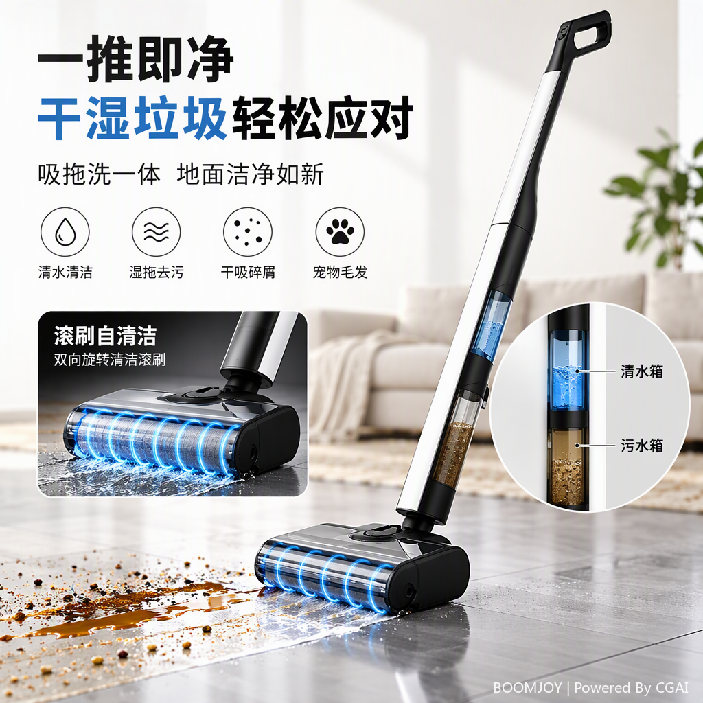 Smart wet and dry vacuum cleaner—JCC006 details Picture