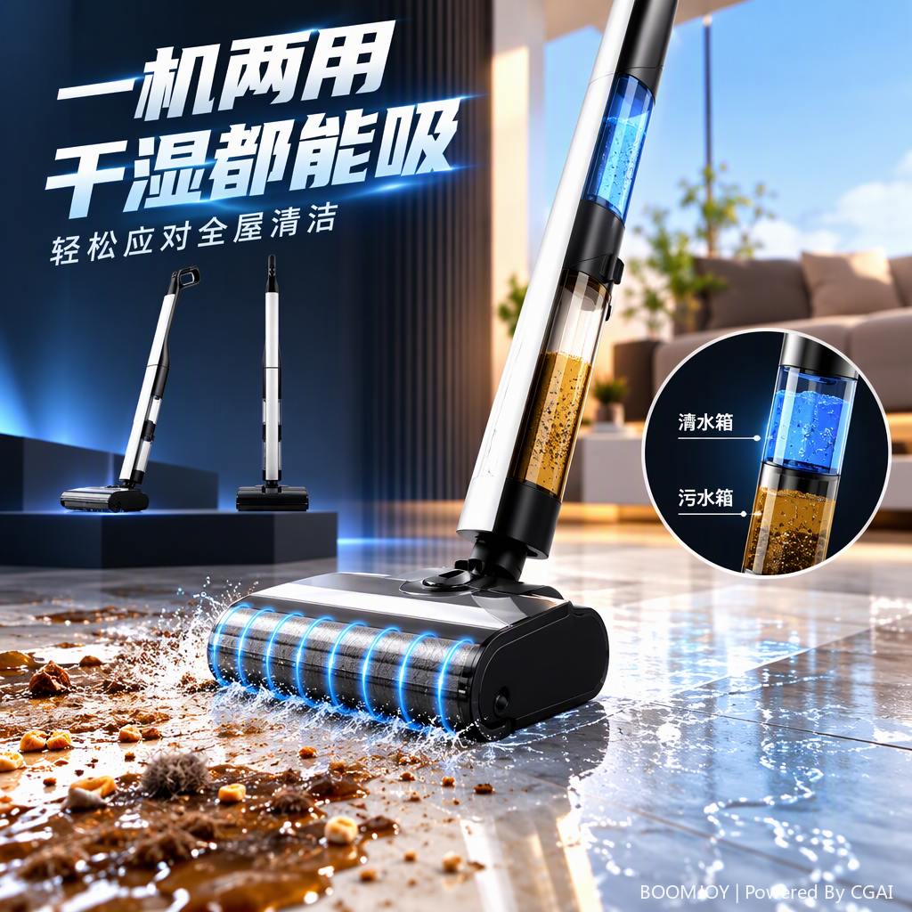 Smart wet and dry vacuum cleaner—JCC006 Specification image