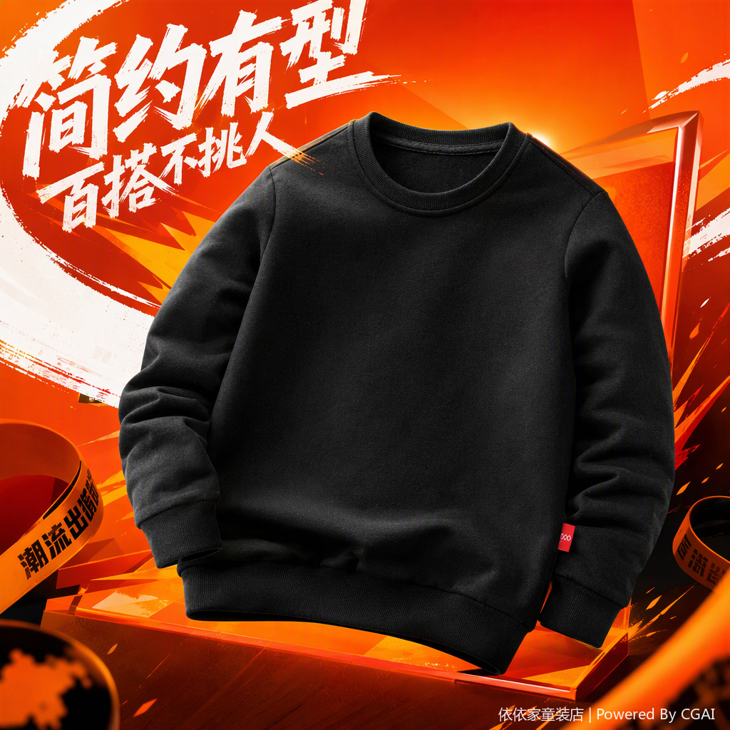 Fashionable and casual men's hoodie, men's pullover, loose sport top, new autumn trendy and versatile men's wear details Picture