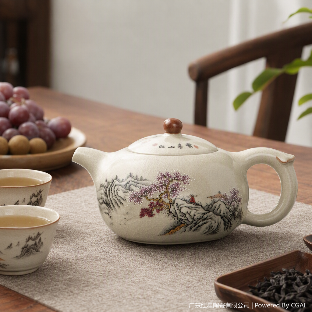 أطباق شاي خزفية متعددة الأغراض، أدوات منزلية لصنع الشاي Specification image