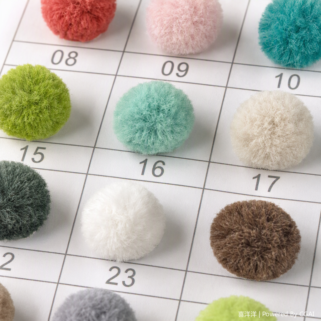 Tarjetas de colores de pompones hechas a mano DIY materiales de decoración de colores de pompones de colores tarjetas de colores de pompones bolsas juguetes creativos accesorios Application Scenario