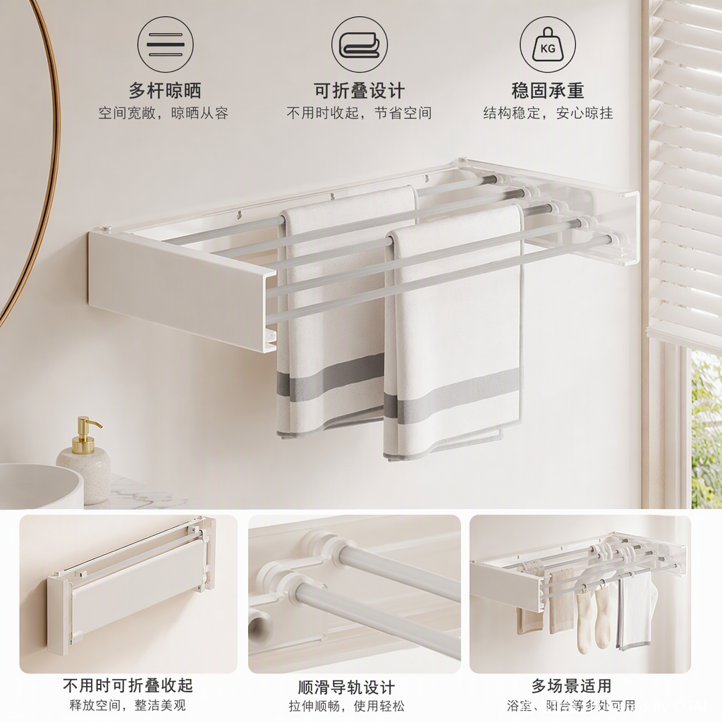 مناشف متعددة الأغراض، ومرحاض، حمام، ومطابخ مطبخ مطبخ قابل للاستخدام بشكل عملي Specification image