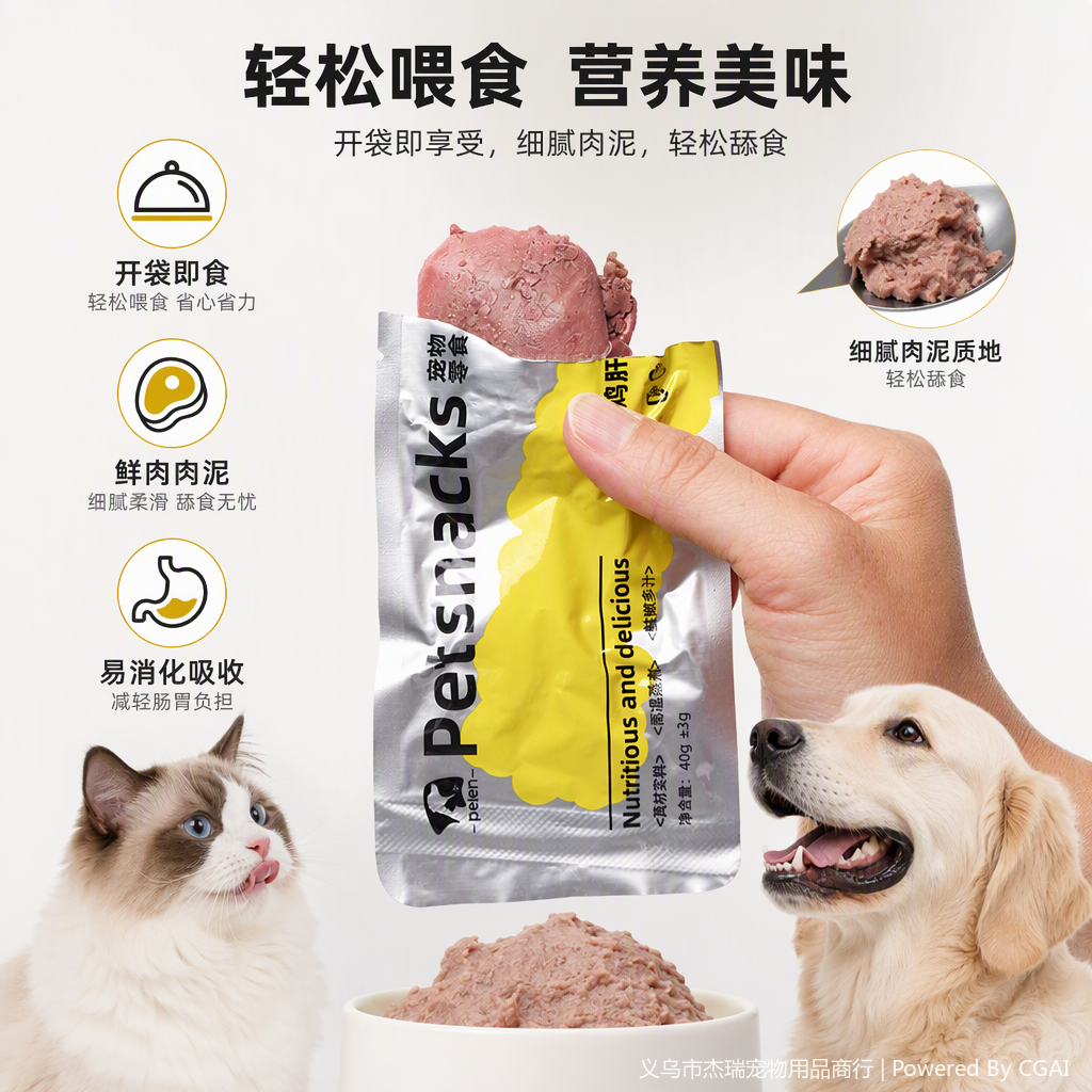 Hígado de pollo cocinado 40g/ pack pet snacks 2021 Item Picture
