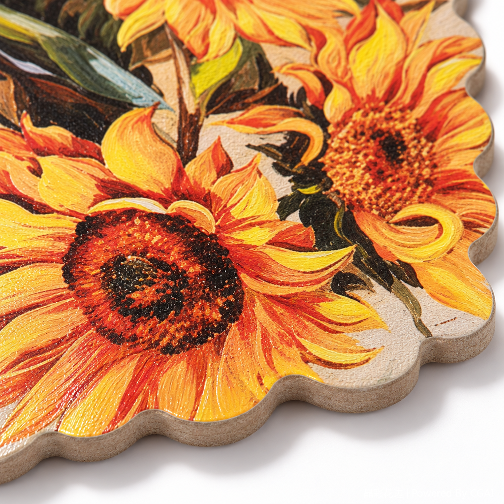 Pegatinas creativas del patrón del girasol pegatinas decorativas pegatinas de la pared pegatinas de la cuenta de la mano para niños pegatinas de la casa pinturas materiales de bricolaje 100 variaciones de vestir Application Scenario