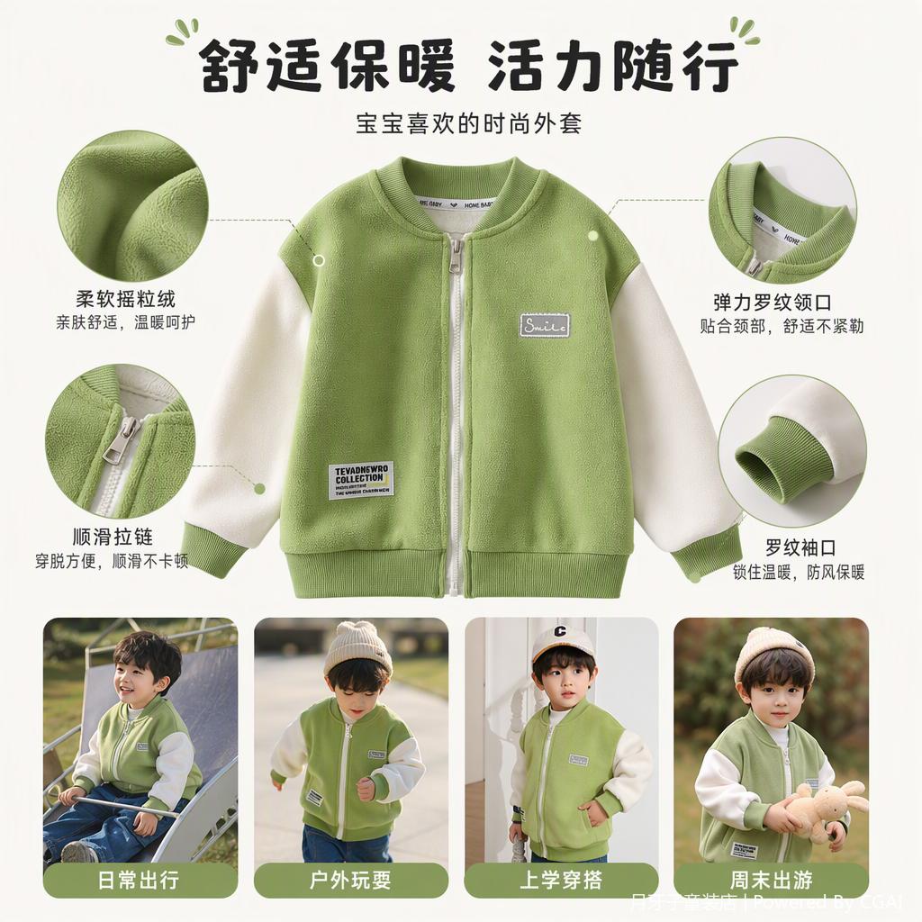 Ropa infantil importada moda cómoda ropa casual para niños primavera y otoño tendencia bebé versátil nueva moda infantil