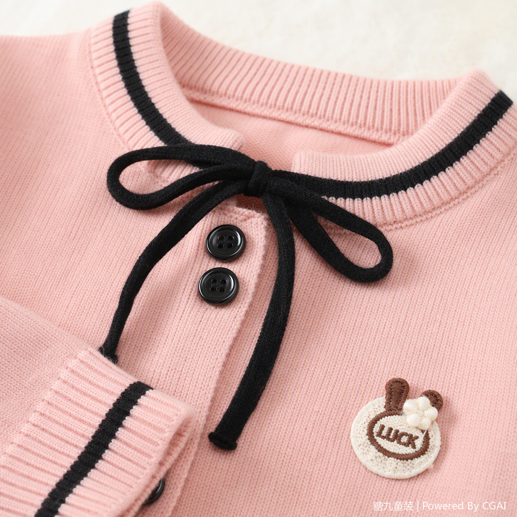 Niños otoño invierno jersey bebé cálido top niños versión coreana casual versátil suéter de punto para niños chicos y niñas Specification image