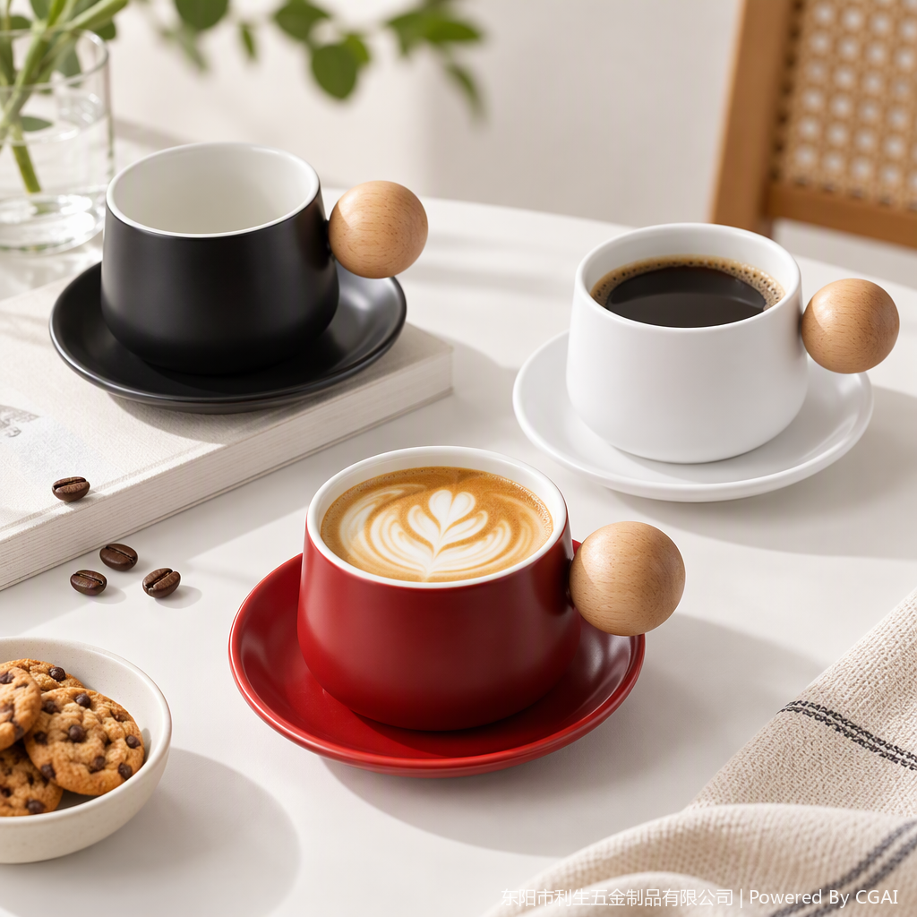 A variety of ceramic tea cups, simple and creative tea sets for household daily necessities and office tea supplies details Picture