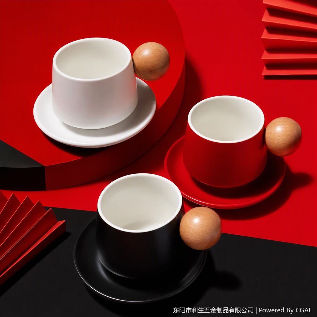 A variety of ceramic tea cups, simple and creative tea sets for household daily necessities and office tea supplies Item Picture