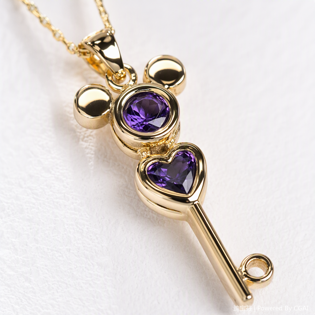 The golden key-shaped pendant necklace is fashionable, simple and versatile. It is a perfect accessory gift for girls, students and couples Application Scenario
