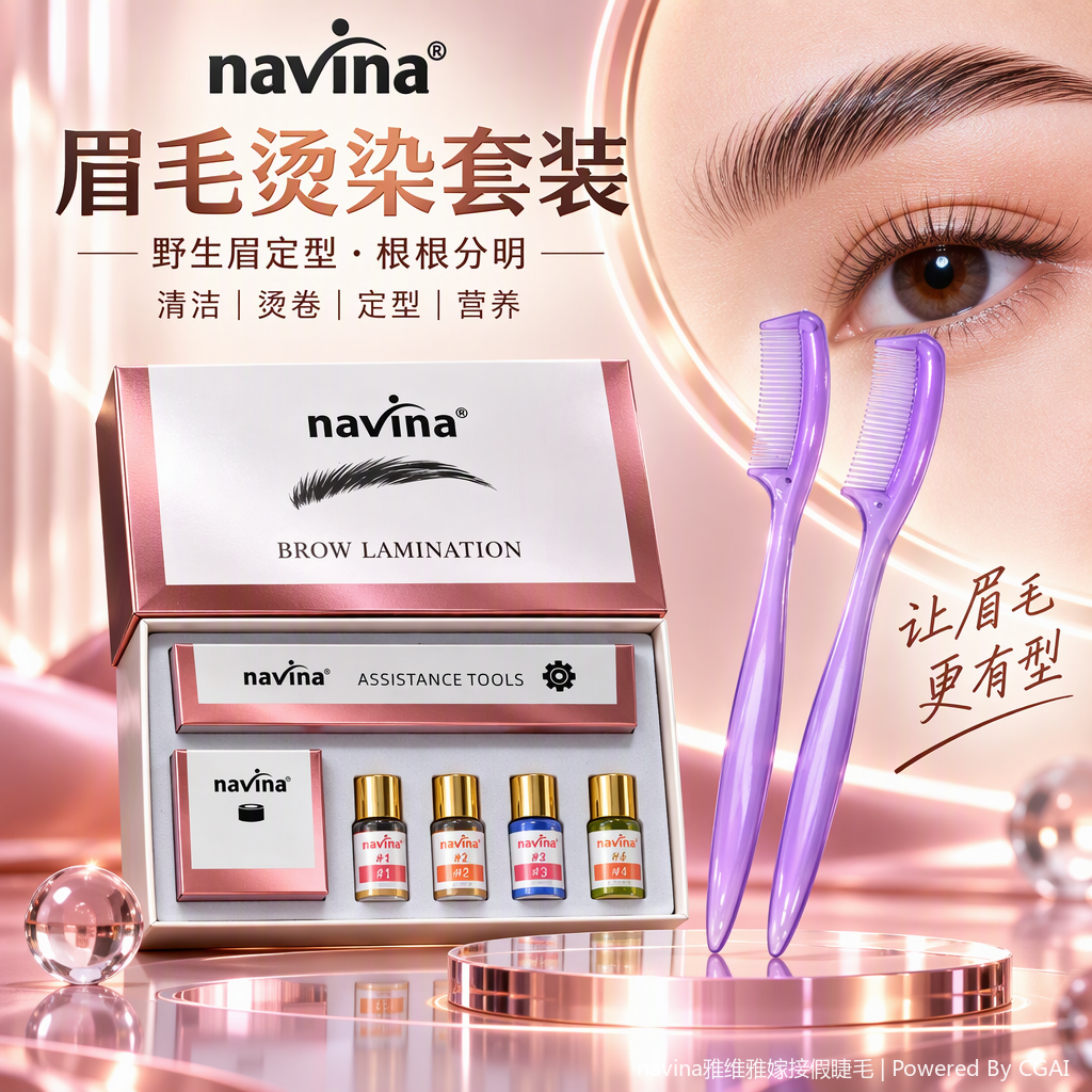 Professional multi-functional eyebrow brush makeup tool, delicate, soft, natural eyebrow shaping, portable and long-lasting makeup product Application Scenario