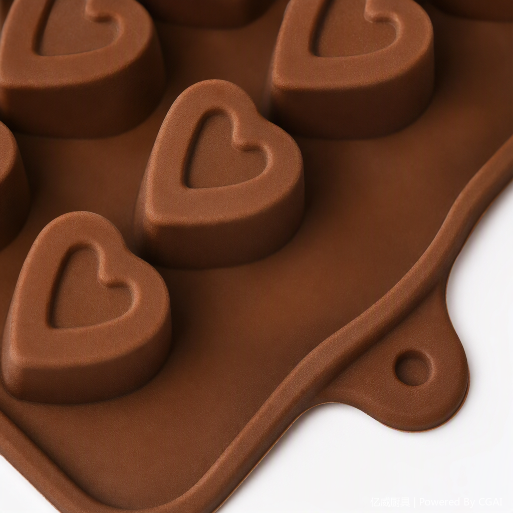 العديد من قوالب الشوكولاتة المبدعة لصنع الحلوى المصنوعة من السليكون Specification image