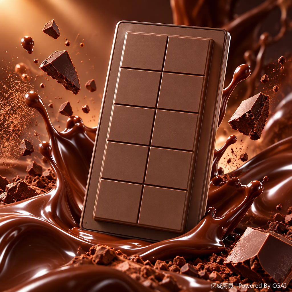 A variety of chocolate mold baking tools, DIY dessert molds, baking supplies, creative chocolate molds, and kitchenware Application Scenario