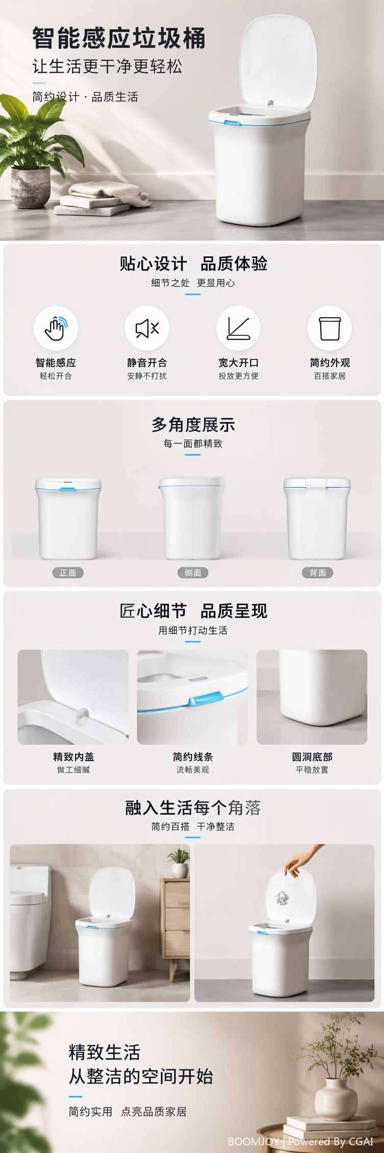 Sensor Smart Dustbin——JCT002 pic 1