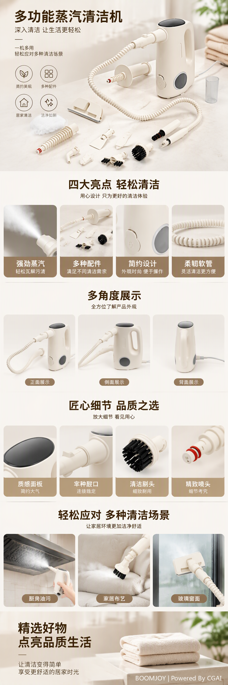 Handheld Steam Cleaner——KLE027 pic 2