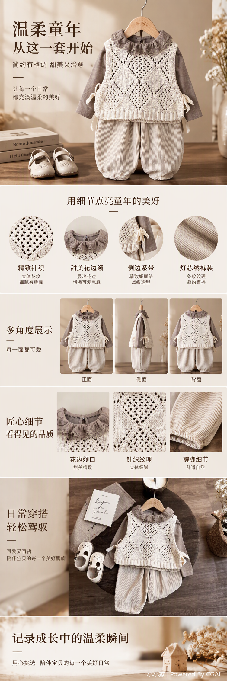 Lindo dibujo animado estampado niños casual traje primavera verano nuevo bebé bebé de dos piezas traje deportivo estilo de tendencia pic 1