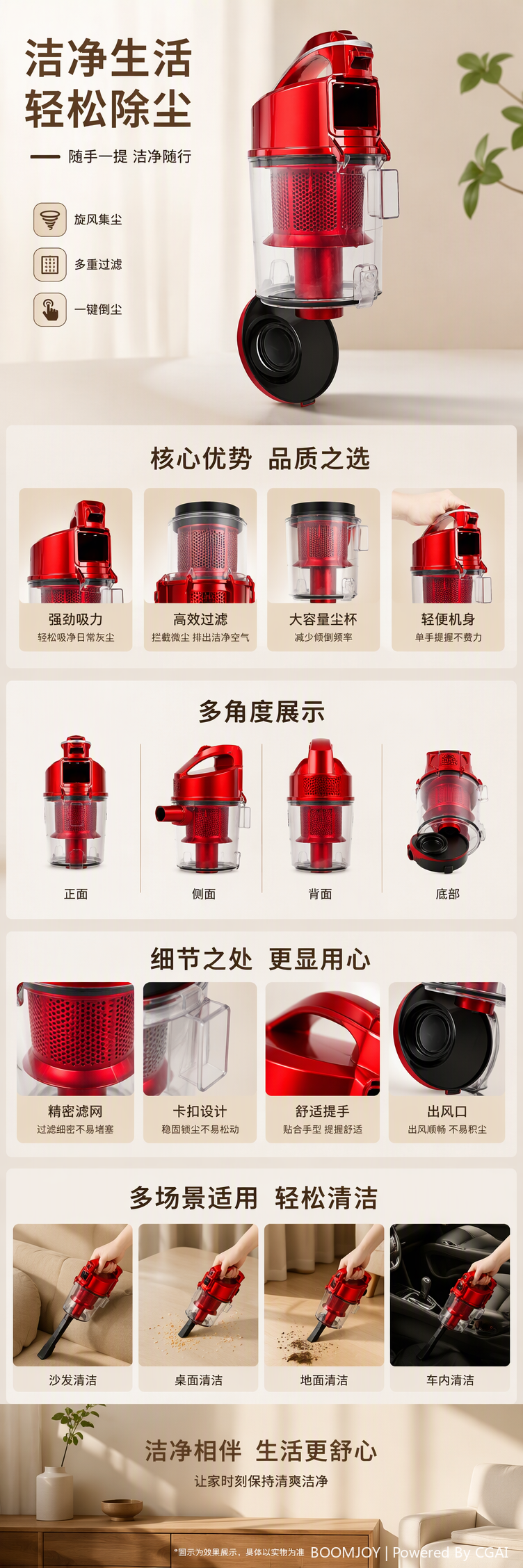 Horizontal Vacuum cleaner——KLE029 -1 pic 3