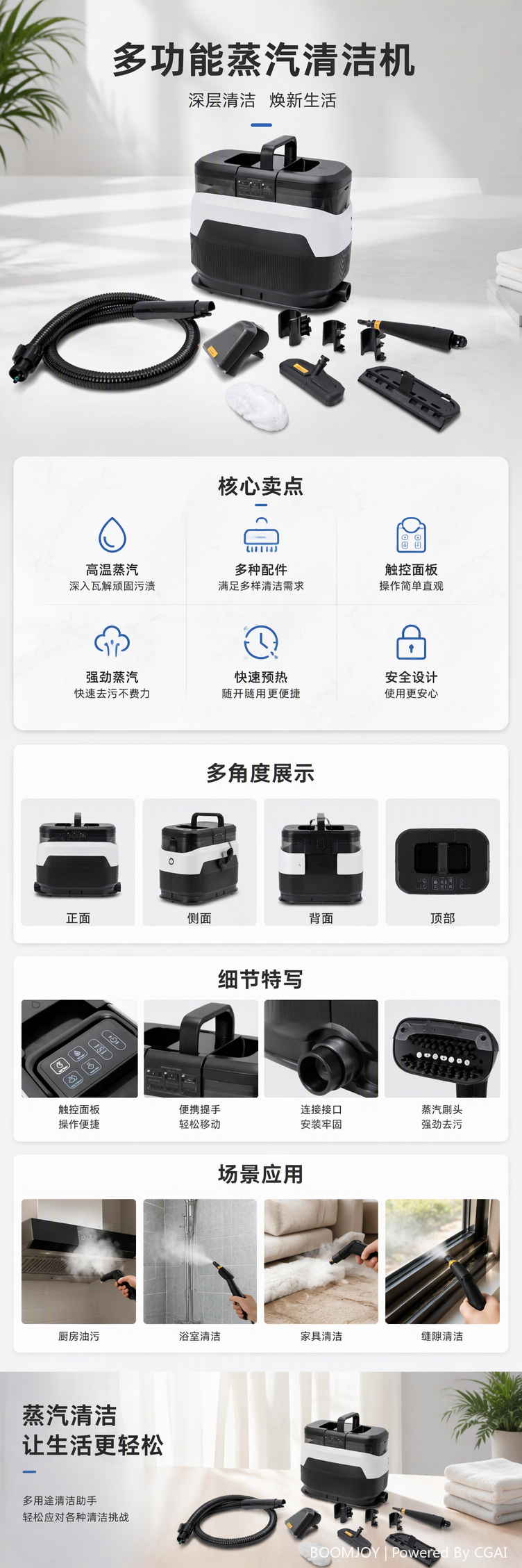 Steam Spot cleaner——W08 pic 2