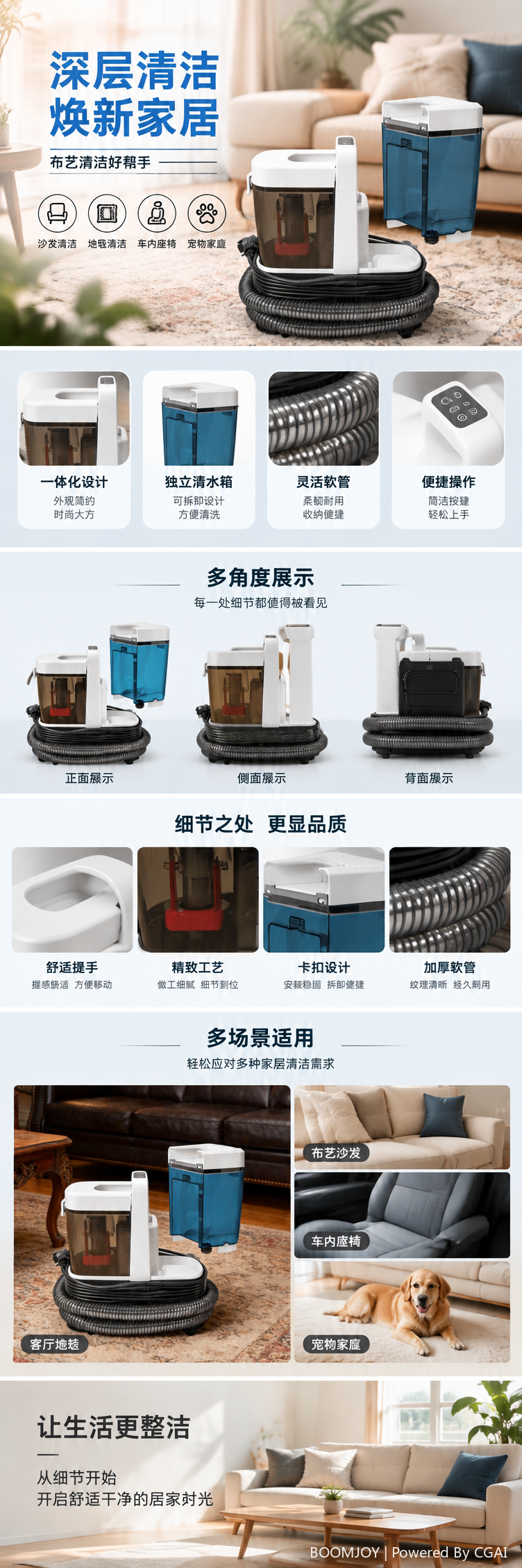 High-Temperature Steam Spot Cleaner——CX007 -1 pic 2