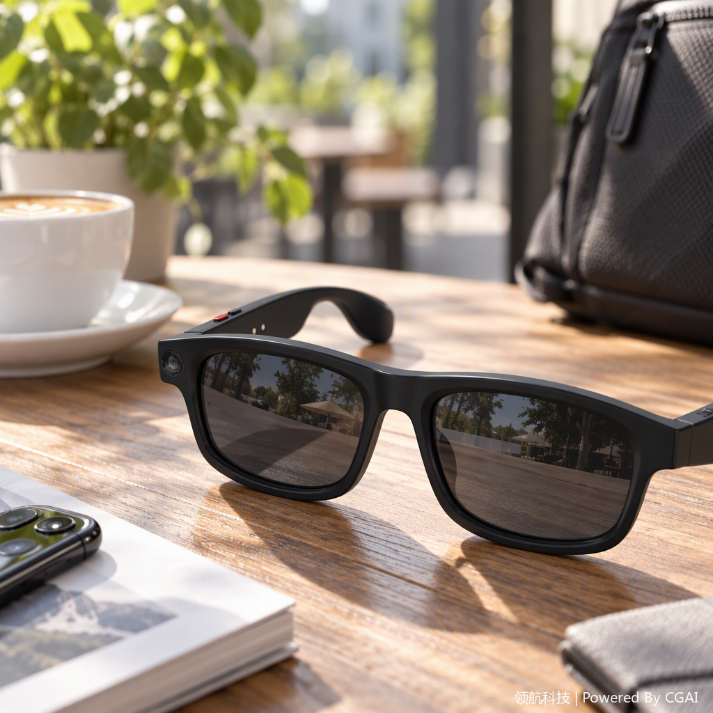 Gafas inteligentes multifunción pantalla hd conexión bluetooth accesorios digitales portátiles tendencia de moda gafas AI gafas inteligentes Application Scenario