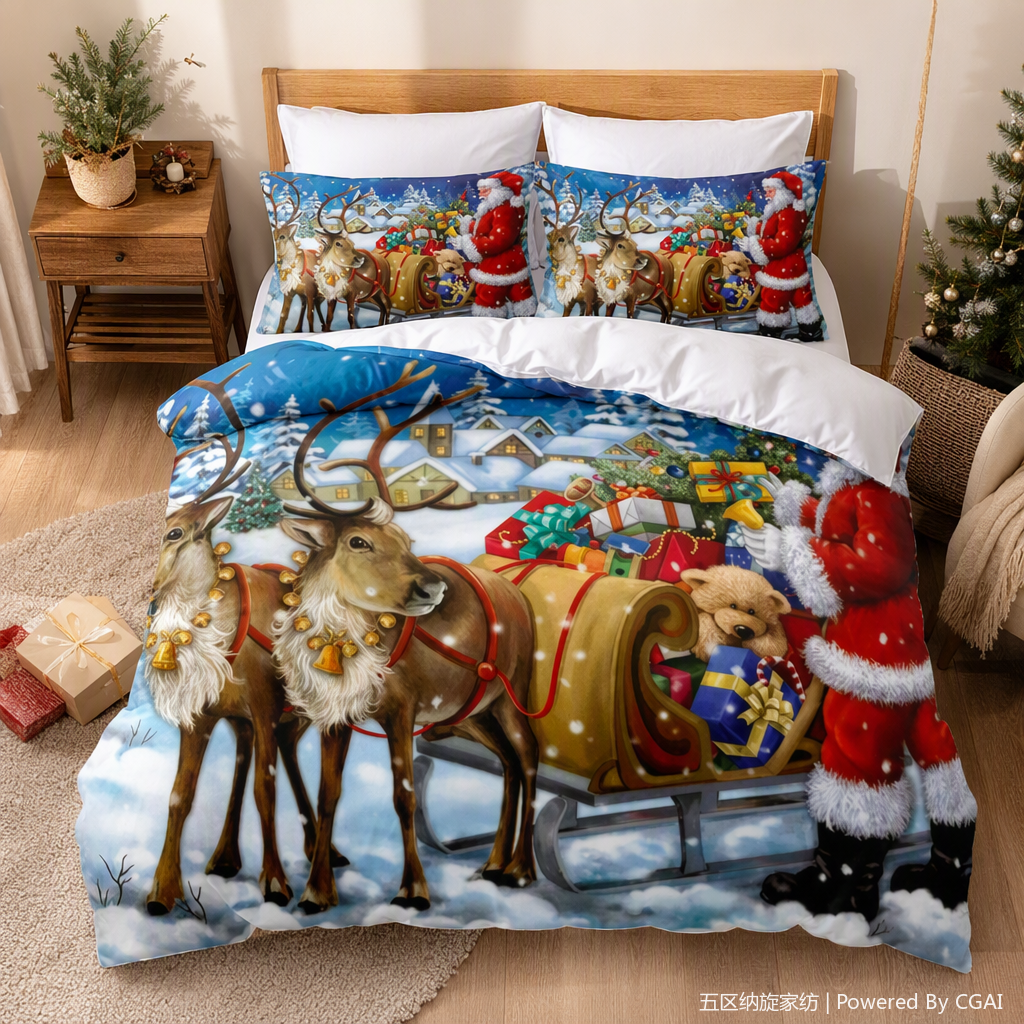Wedding bedding set, pure cotton multi-piece set, wedding bedroom bedding, festive wedding bed sheet, duvet cover and bedspread set details Picture