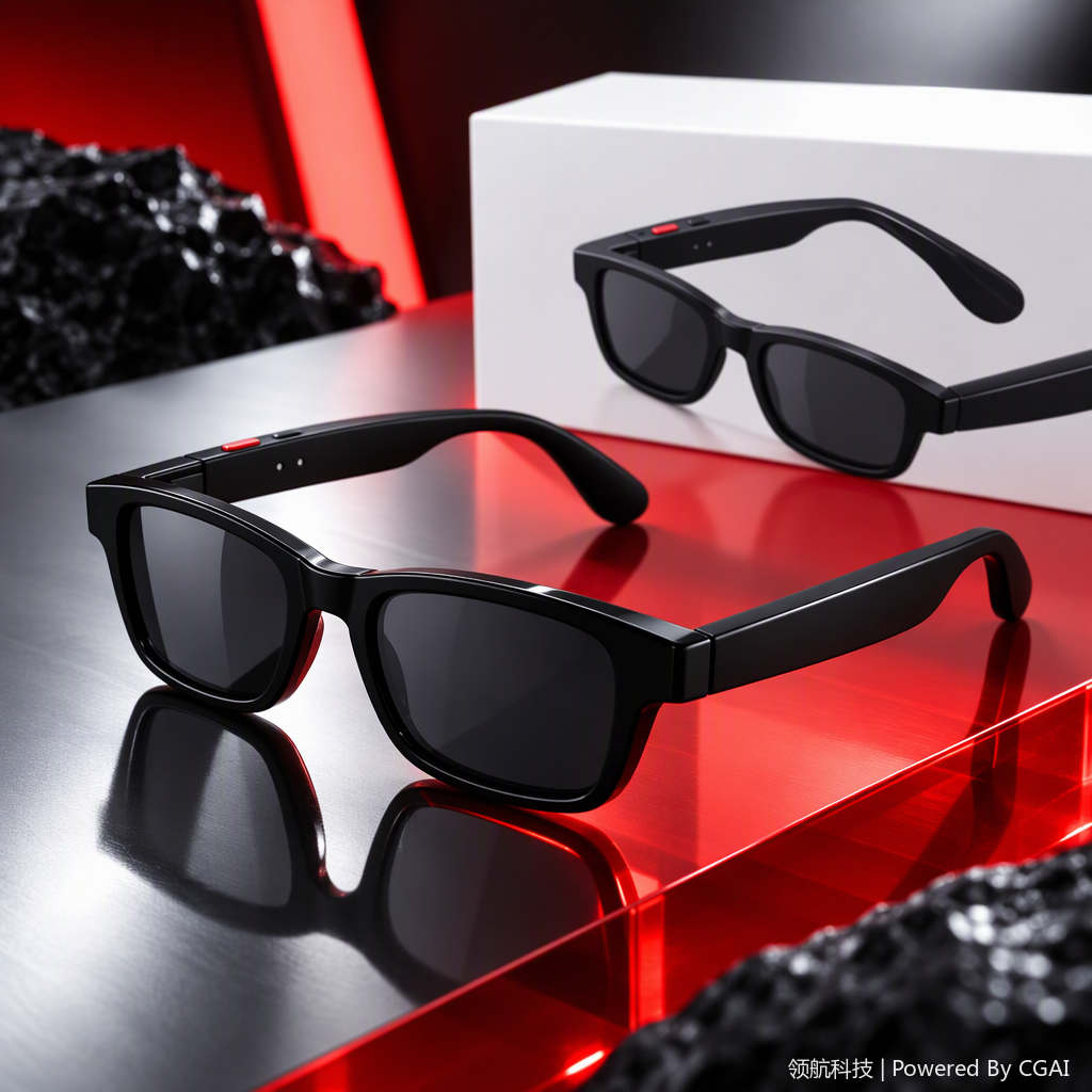 Gafas inteligentes multifunción pantalla hd conexión bluetooth adaptación ordenador digital accesorios moda tendencia Application Scenario