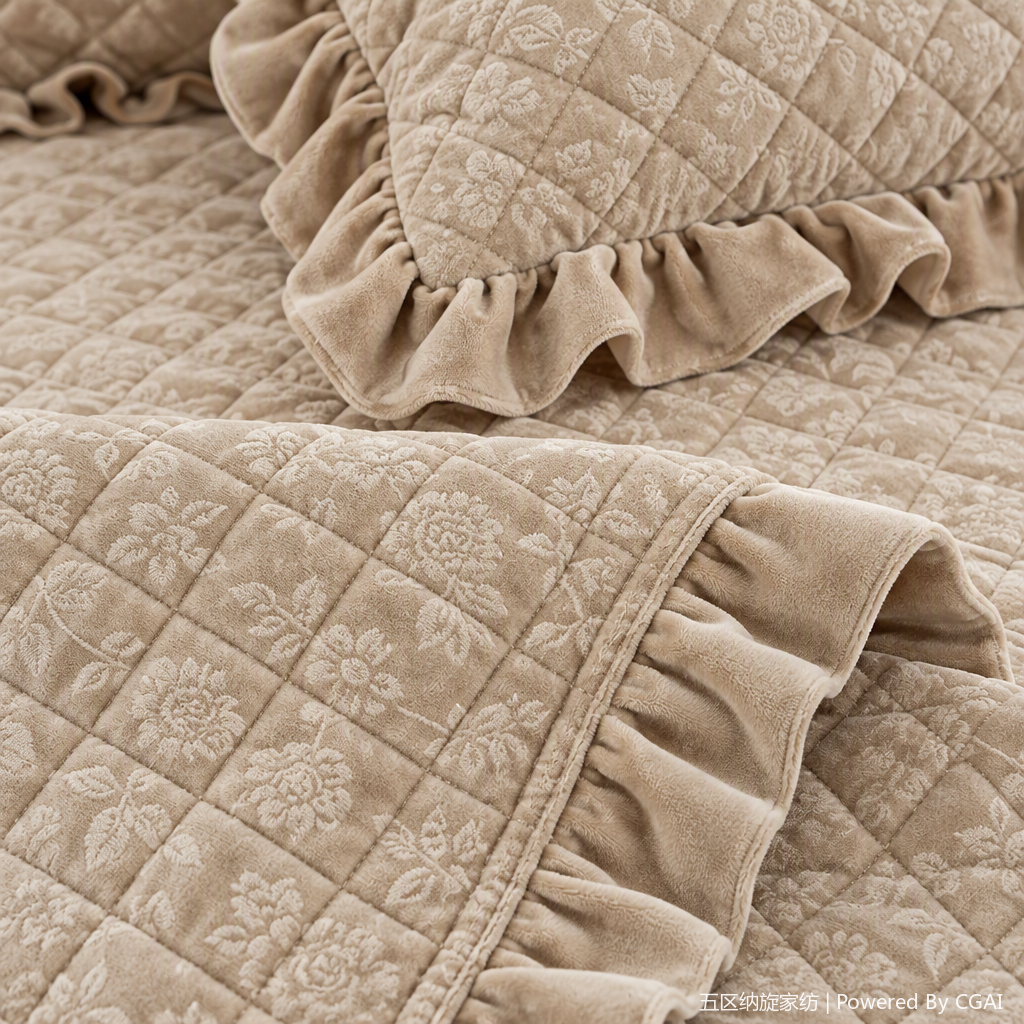 Cálido y cómodo acolchado de tres piezas juego de textiles para el hogar ropa de cama primavera verano otoño invierno multicolor opcional Application Scenario