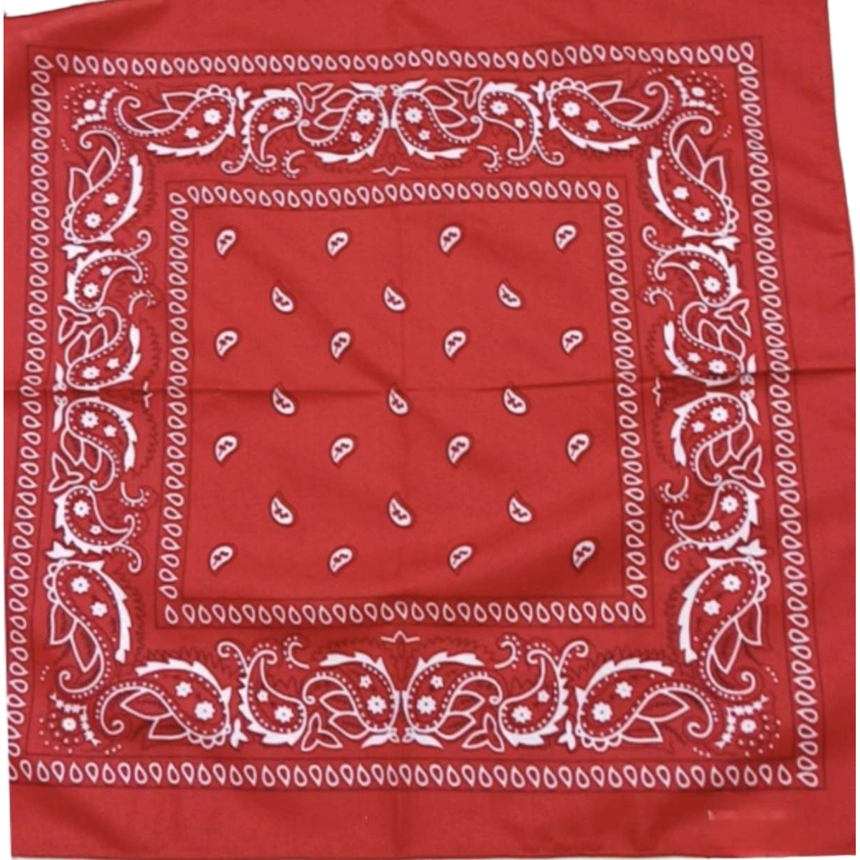 This fashionable red Paisley patterned handkerchief is versatile and multi-purpose. It is soft and comfortable, and can be given as a gift Item Picture