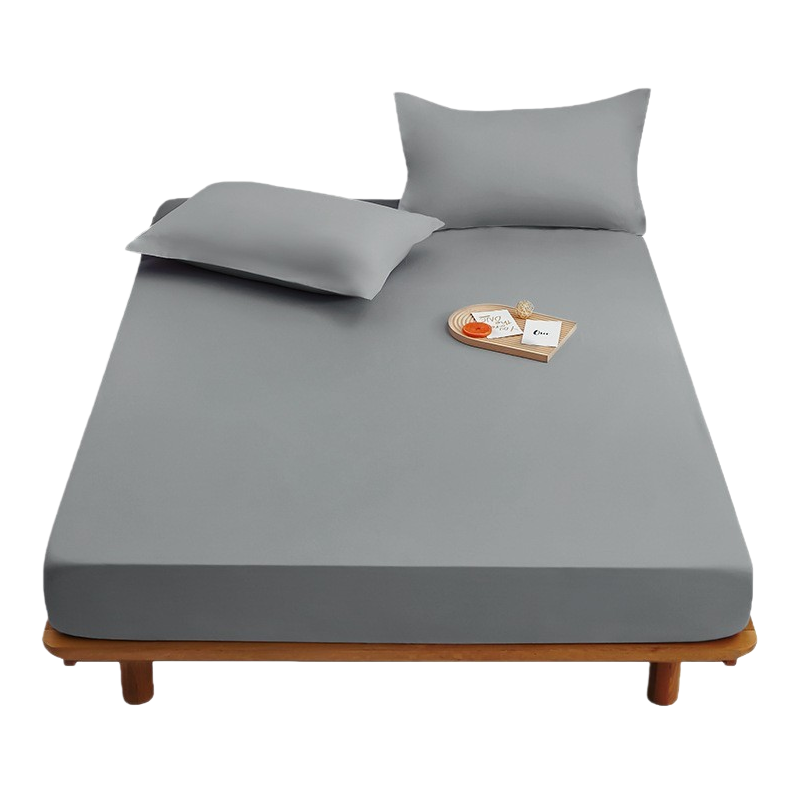 Marco de cama de madera sólida muebles de dormitorio tabla de cama doble simple moderno medio ambiente diseño de la cama sólida y duradera transfronteriza impermeable compartimiento de la urea categoría gasa grado de la madre y el niño cama engrosada cubierta de cama especial del hotel colchón sábanas al por mayor Item Picture