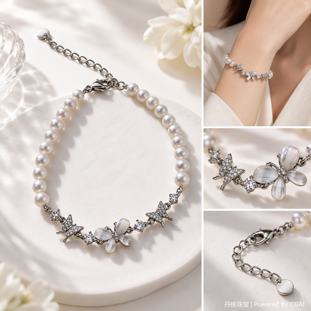 Pulsera de perlas de temperamento elegante moda una gran variedad de accesorios simple tendencia de las mujeres pulsera regalos decoraciones