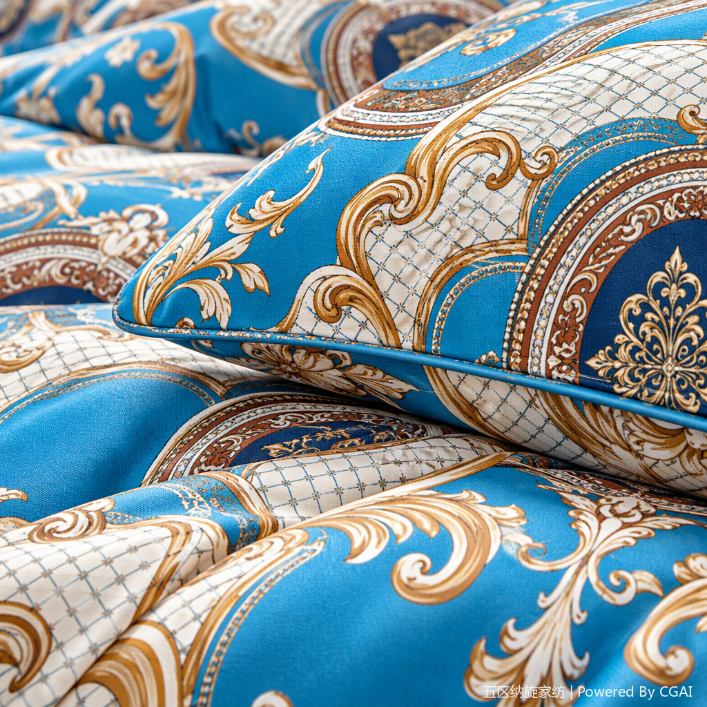 Brushed bed sheet style, bedspread style, printed bedding set, pure cotton wedding bedroom bedspread, wedding room decoration bedding set, multi-piece set Application Scenario