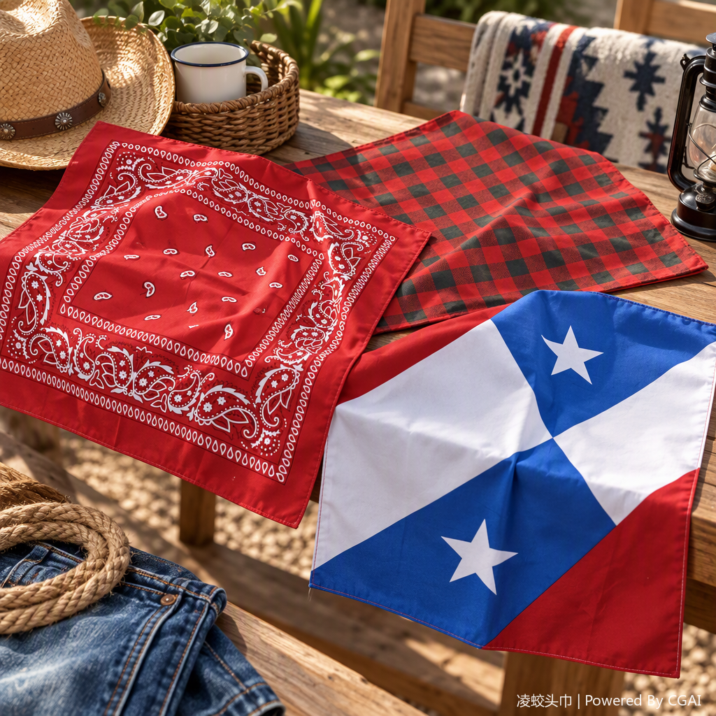 This fashionable red Paisley patterned handkerchief is versatile and multi-purpose. It is soft and comfortable, and can be given as a gift details Picture