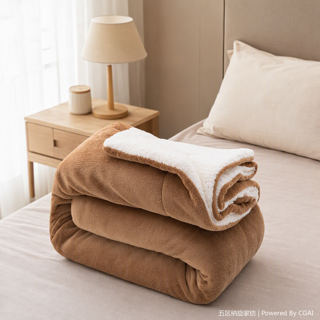 Raschel blankets are soft, warm, multi-color home bed covers, thick and comfortable winter blankets and bedding details Picture