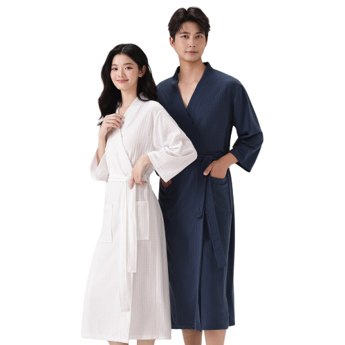 Soft and comfortable home wear set, women's pajamas, bathrobes, bathrobes in multiple colors to choose from, essential for casual home wear Item Picture