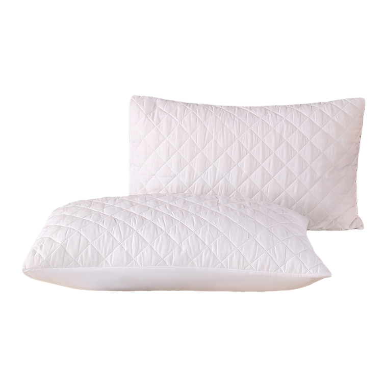 Solid color versatile hotel and family thickened brushed fabric with cotton lining, ultrasonic waterproof pillowcase, pillowcase bedding, solid color soft, breathable, dust-proof, antibacterial, hygienic and convenient sleep products Item Picture