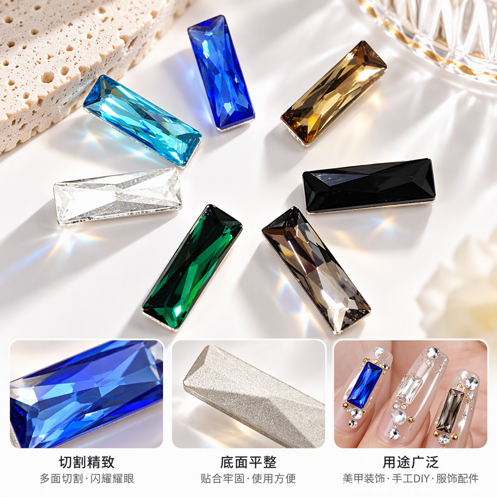 闪亮水钻饰品配件多款选择时尚百搭手工DIY配件装饰品配件饰品配件水钻产品图
