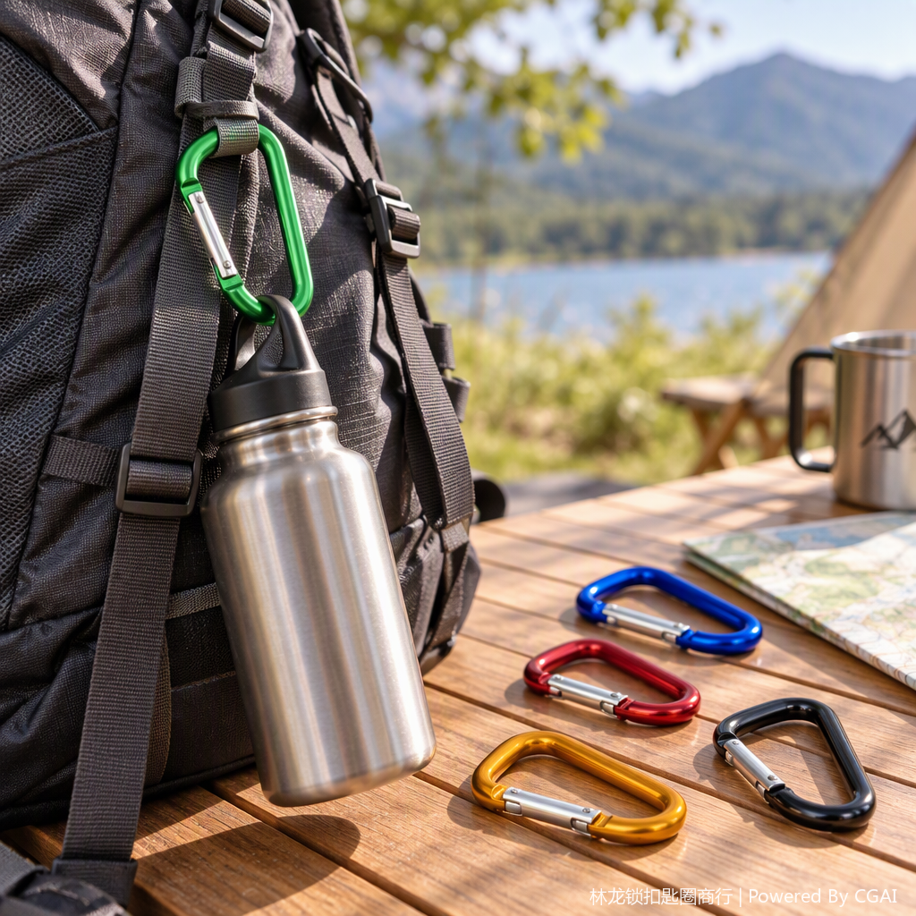 多功能登山扣钩户外登山攀岩登山配件坚固耐用登山装备配件