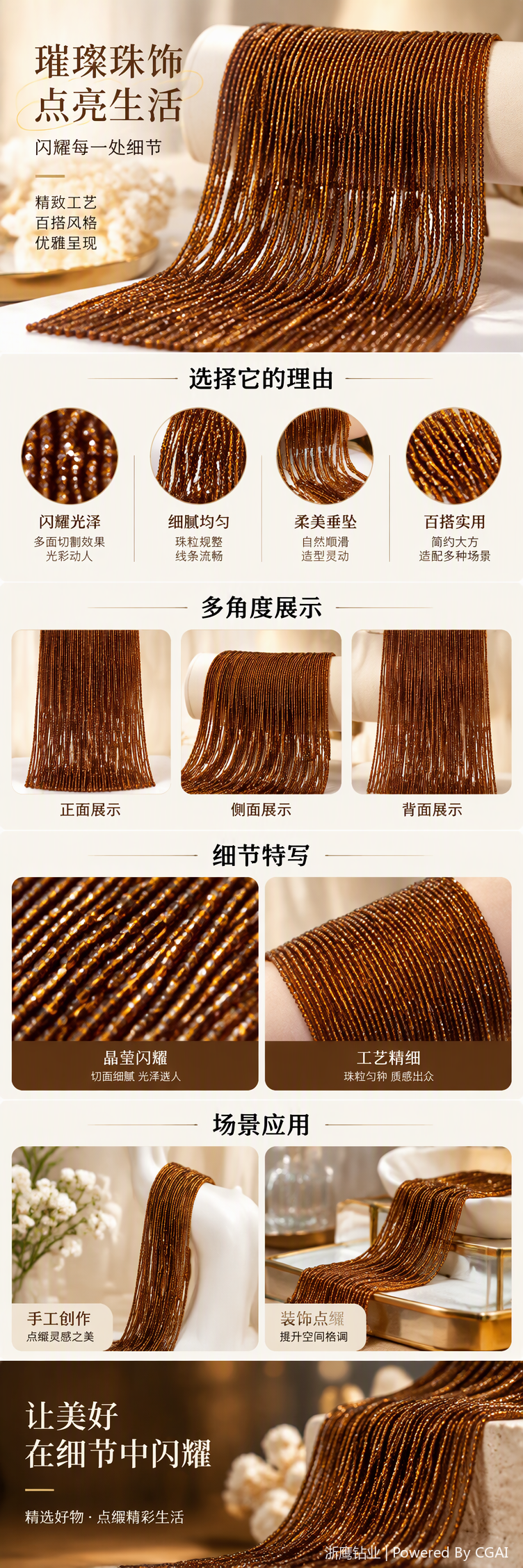多彩散珠串珠手工DIY配件饰品材料创意手链项链配件装饰品详情1