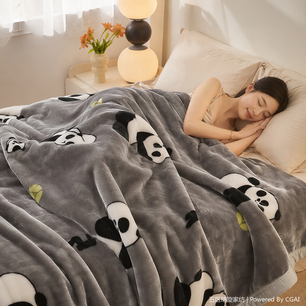 In-stock Raschel blankets, soft fleece blankets, thickened warm cover blankets for bedrooms and living rooms, winter warm blankets available in multiple colors details Picture