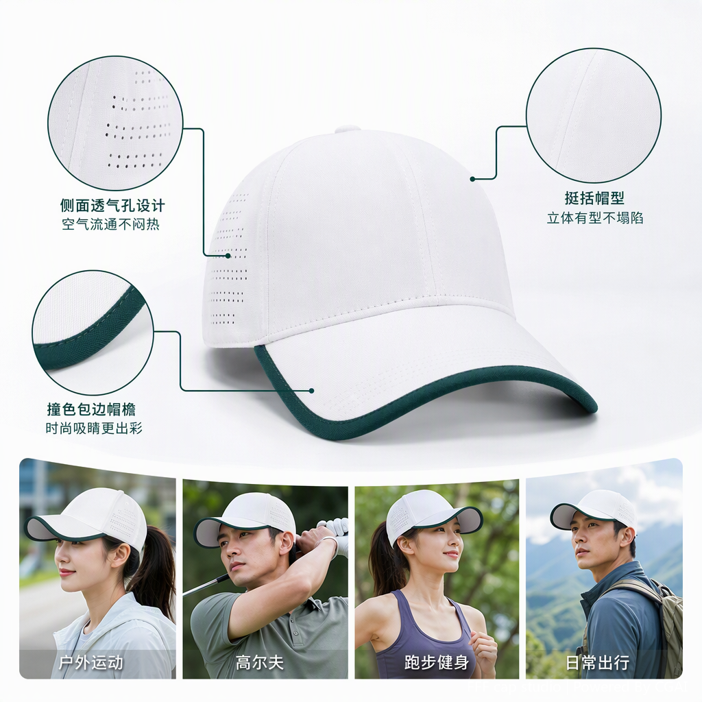 时尚百搭成人帽子休闲运动遮阳防晒帽子夏季潮流帽款式多样
