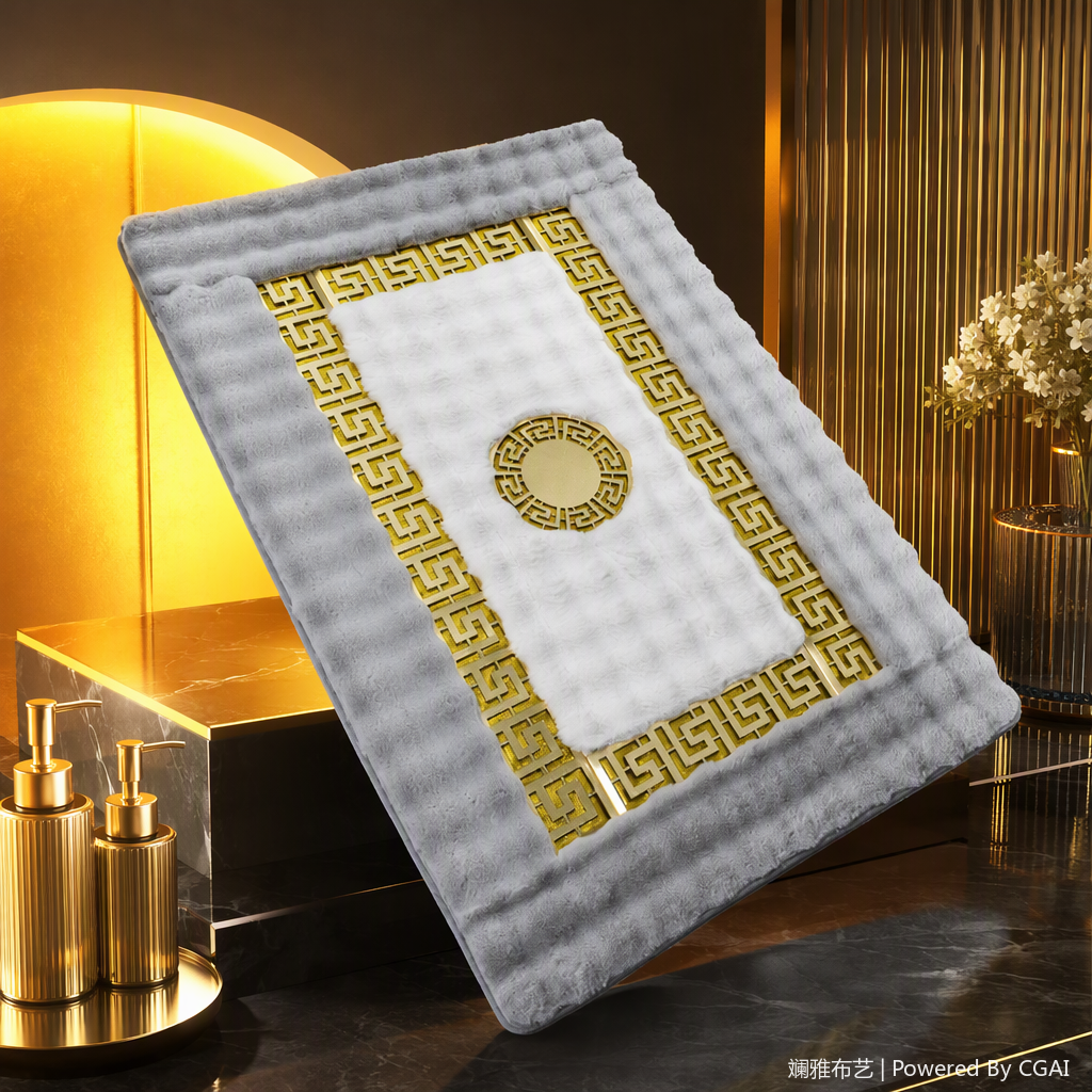 Thickened and wear-resistant floor mat carpet, anti-slip and dust-proof, suitable for multiple scenarios in living rooms and bedrooms, soft and comfortable