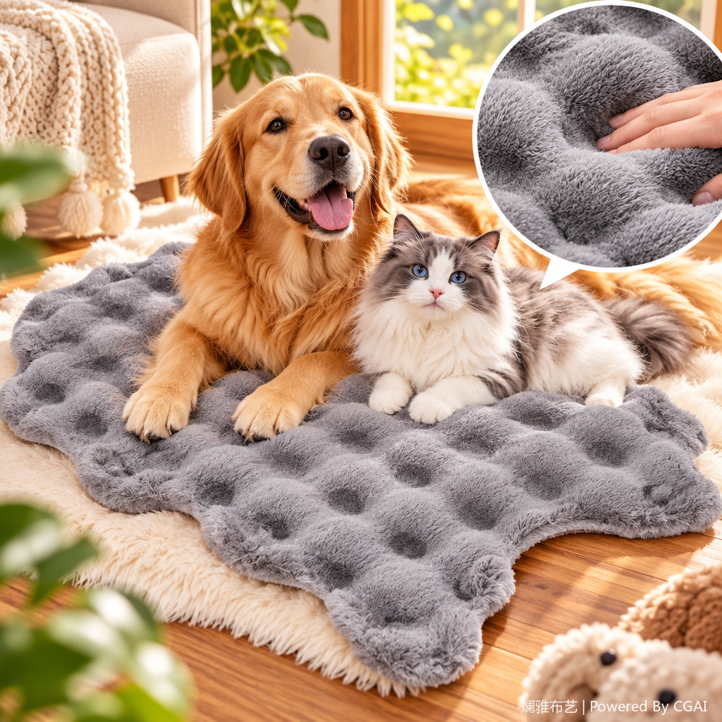 Multi-functional anti-slip floor mat carpet, living room and bedroom floor mat, soft, comfortable, wear-resistant, dust-proof and moisture-proof floor mat Application Scenario