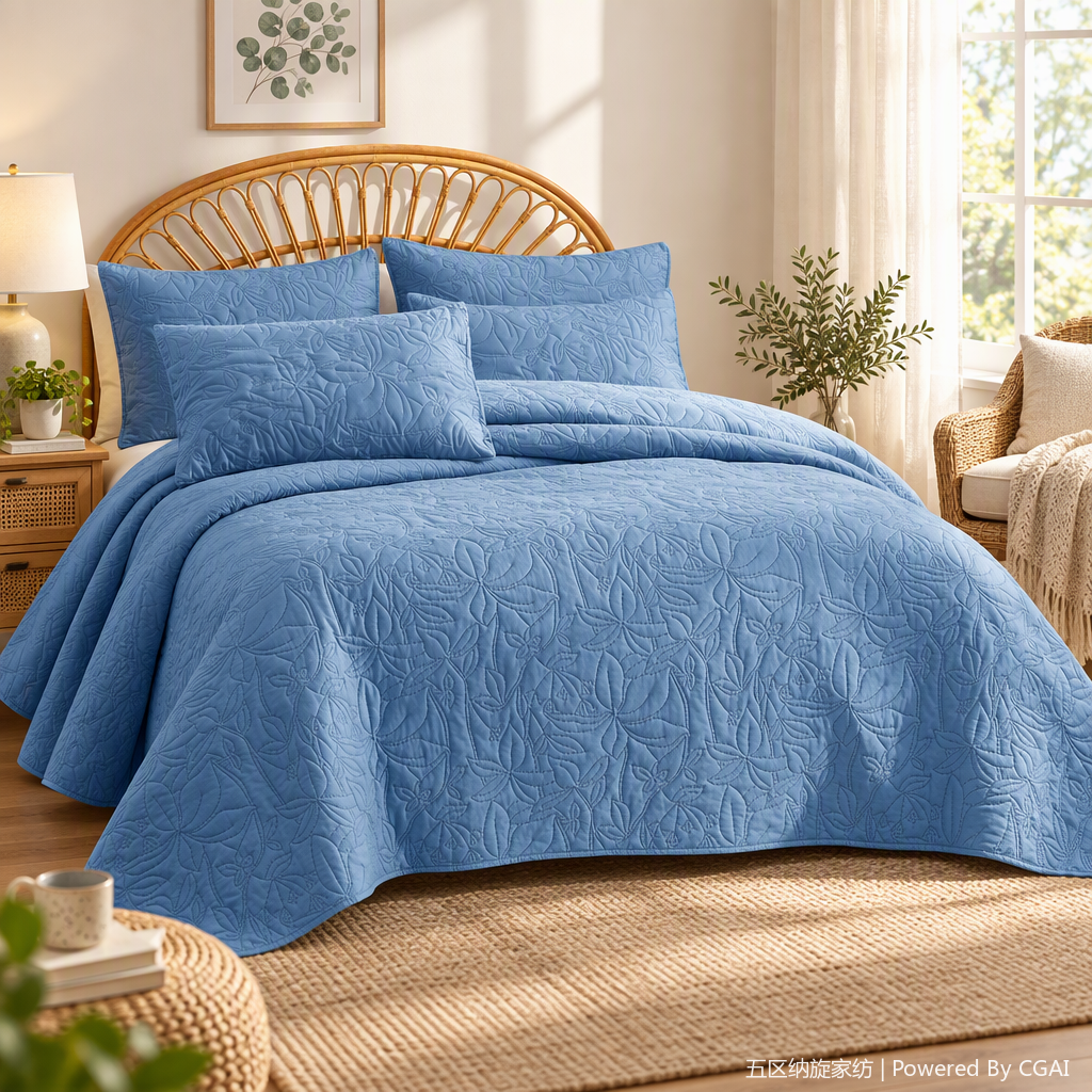 Color sólido color ultrasónico tinte pulido clip de algodón cubierta de cama fina acolchado cálido conjunto de tres piezas conjunto de textiles para el hogar conjunto de cama de algodón estilo primavera/otoño multicolor opcional cómodo y duradero details Picture