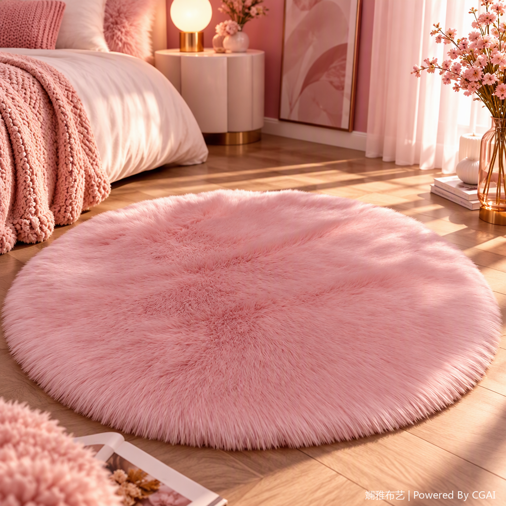 Colorful home carpet floor MATS are anti-slip and thickened. They are soft, comfortable and wear-resistant