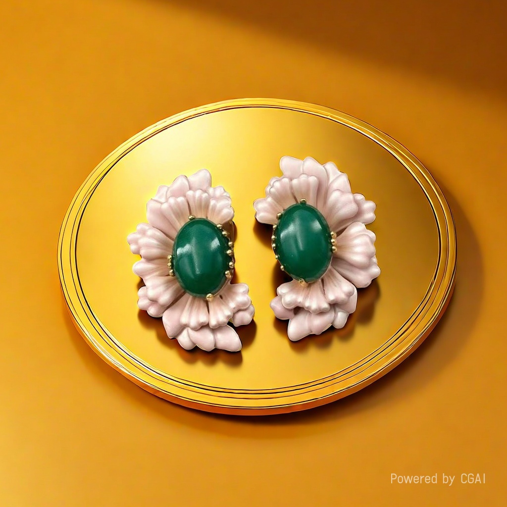 【SUGEBEINI】 Retro Flower Stud Earrings - Spring Flower Language. Retro flower-like style stud earrings ZEH00050 Application Scenario