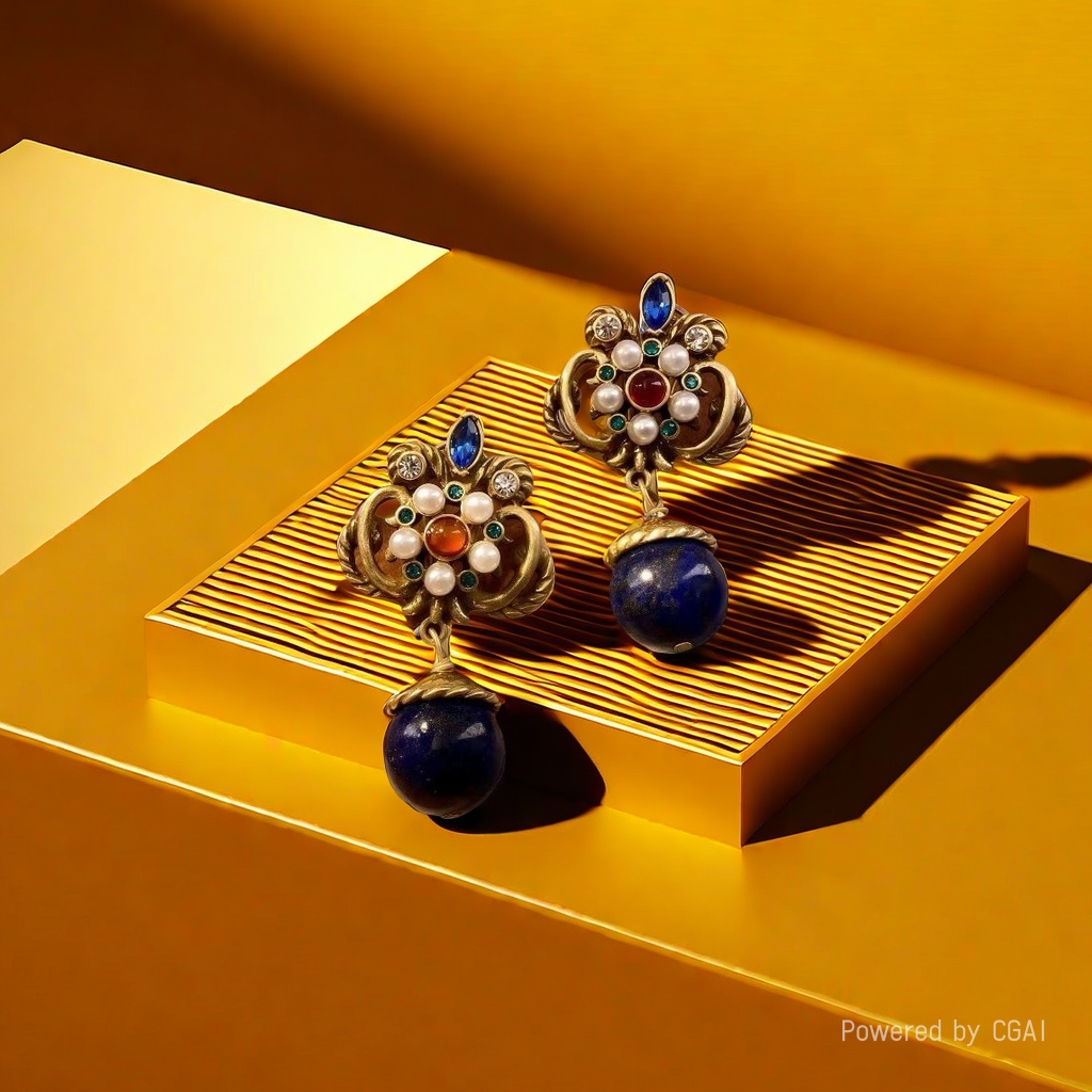 饰品/耳环/耳饰/烧焊锆石耳环/烧焊耳环细节图